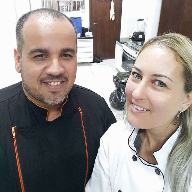 Chef Fábio Mattos e Chef Elza Marques  - Foto: Acervo Pessoal